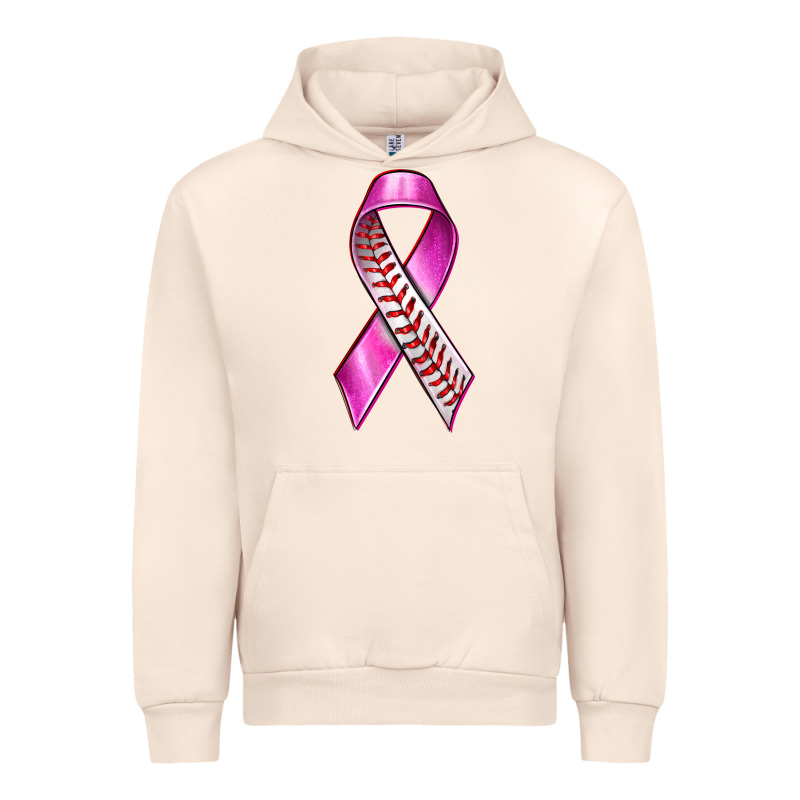 Breast Cancer Ribbon Baseball Urban Hoodie by texasbilliewilder | Teevron