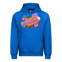 Cobalt hello preschool Urban Hoodie - RanaPortraitStore