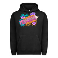 Pigment Black hello preschool Urban Hoodie - RanaPortraitStore