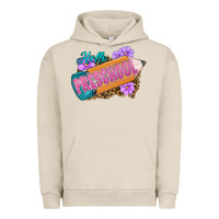 Pigment French Oak hello preschool Urban Hoodie - RanaPortraitStore