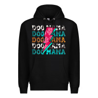 Black dog mama Premium Hoodie - Zillion Design Studio