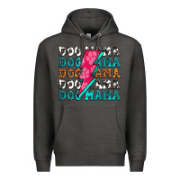 Charcoal Heather dog mama Premium Hoodie - Zillion Design Studio