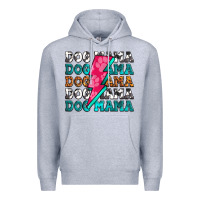 Heather Grey dog mama Premium Hoodie - Zillion Design Studio