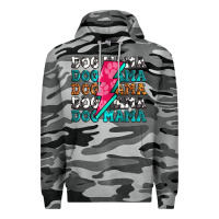 Slate Camo dog mama Premium Hoodie - Zillion Design Studio