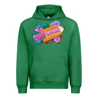 Emerald Hello 2nd Grade Urban Hoodie - RanaPortraitStore