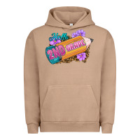 Pigment Burro Hello 2nd Grade Urban Hoodie - RanaPortraitStore