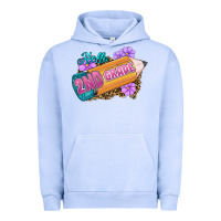Pigment Grape Ice Hello 2nd Grade Urban Hoodie - RanaPortraitStore