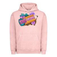 Pigment Salmon Hello 2nd Grade Urban Hoodie - RanaPortraitStore