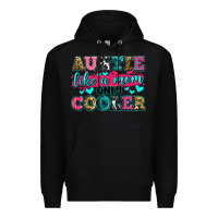 Black auntie like a mom only cooler Premium Hoodie - Zillion Design Studio