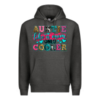 Charcoal Heather auntie like a mom only cooler Premium Hoodie - Zillion Design Studio