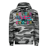 Slate Camo auntie like a mom only cooler Premium Hoodie - Zillion Design Studio