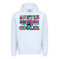 White auntie like a mom only cooler Premium Hoodie - Zillion Design Studio