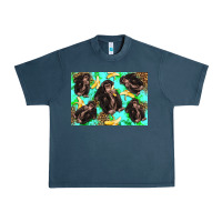Midnight Navy Monkey bananas kid's bottle Urban Heavy Tee - Artiststas