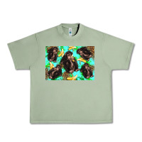 Oil Green Monkey bananas kid's bottle Urban Heavy Tee - Artiststas