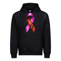 Black Breast Cancer Ribbon Basketball Urban Hoodie - texasbilliewilder