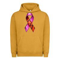 Pigment Peanut Butter Breast Cancer Ribbon Basketball Urban Hoodie - texasbilliewilder
