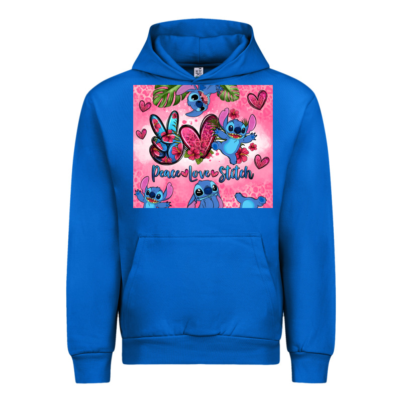Peace Love Stitch Urban Hoodie by Zillion Design Studio | Teevron