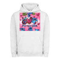 Pigment Lunar Rock peace love stitch Urban Hoodie - Zillion Design Studio
