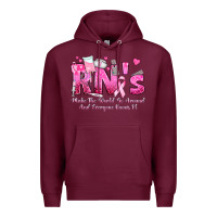 Burgundy rn s make the world go around and everyone knows Premium Hoodie - texasbilliewilder