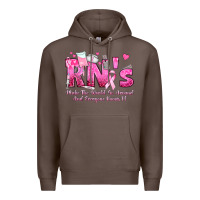 Coffee rn s make the world go around and everyone knows Premium Hoodie - texasbilliewilder