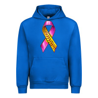 Cobalt Breast Cancer Ribbon Softball Urban Hoodie - texasbilliewilder
