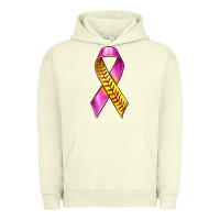 Pigment Pistachio Breast Cancer Ribbon Softball Urban Hoodie - texasbilliewilder