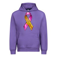 Tulip Breast Cancer Ribbon Softball Urban Hoodie - texasbilliewilder