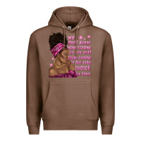 Chestnut afro woman cancer Premium Hoodie - texasbilliewilder