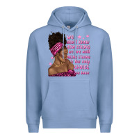 Colony Blue afro woman cancer Premium Hoodie - texasbilliewilder