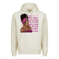 Oatmeal Heather afro woman cancer Premium Hoodie - texasbilliewilder