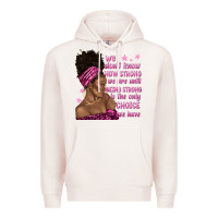 Pale Pink afro woman cancer Premium Hoodie - texasbilliewilder