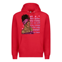 Red afro woman cancer Premium Hoodie - texasbilliewilder