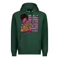 Sports Green afro woman cancer Premium Hoodie - texasbilliewilder