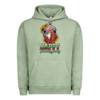 Pigment Oil Green happy thanksgiving turkey Urban Hoodie - RanaPortraitStore