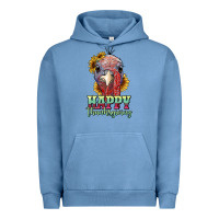 Pigment Pebble Blue happy thanksgiving turkey Urban Hoodie - RanaPortraitStore