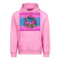 Fuchsia Pink ohana stitch Urban Hoodie - Zillion Design Studio