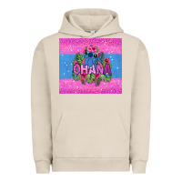Pigment French Oak ohana stitch Urban Hoodie - Zillion Design Studio