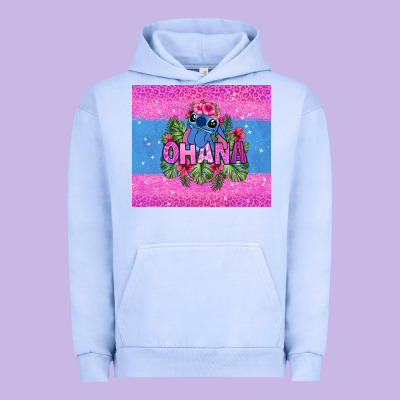 Ohana Stitch Urban Hoodie Designed By Zillion Design Studio