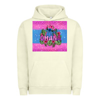 Pigment Pistachio ohana stitch Urban Hoodie - Zillion Design Studio