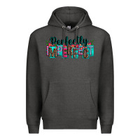 Charcoal Heather perfectly imperfect Premium Hoodie - Zillion Design Studio