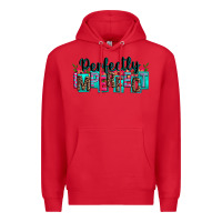 Red perfectly imperfect Premium Hoodie - Zillion Design Studio