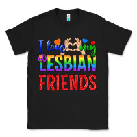Black I Love My Lesbian Friends Classic Tee - BundleAndBundleShop