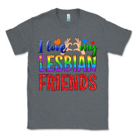 Charcoal Heather I Love My Lesbian Friends Classic Tee - BundleAndBundleShop