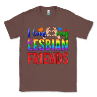 Chestnut I Love My Lesbian Friends Classic Tee - BundleAndBundleShop