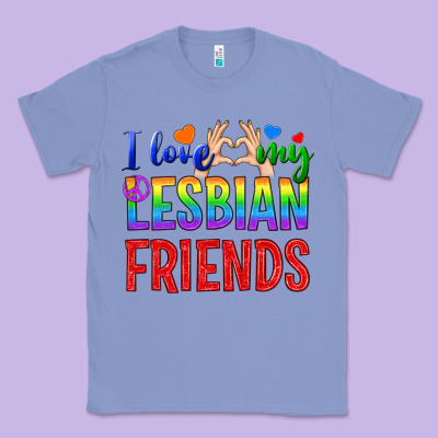 I Love My Lesbian Friends Classic Tee Designed By Bundleandbundleshop