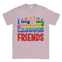 Lilac I Love My Lesbian Friends Classic Tee - BundleAndBundleShop