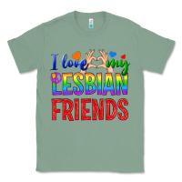 Sage I Love My Lesbian Friends Classic Tee - BundleAndBundleShop