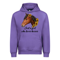 Tulip just a girl who loves horses Urban Hoodie - RanaPortraitStore