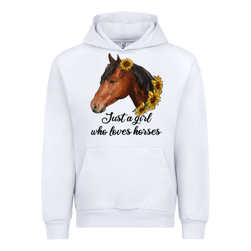 Just A Girl Who Loves Horses Urban Hoodie by RanaPortraitStore | Teevron