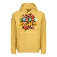 Antique Gold groovy mama Premium Hoodie - Zillion Design Studio